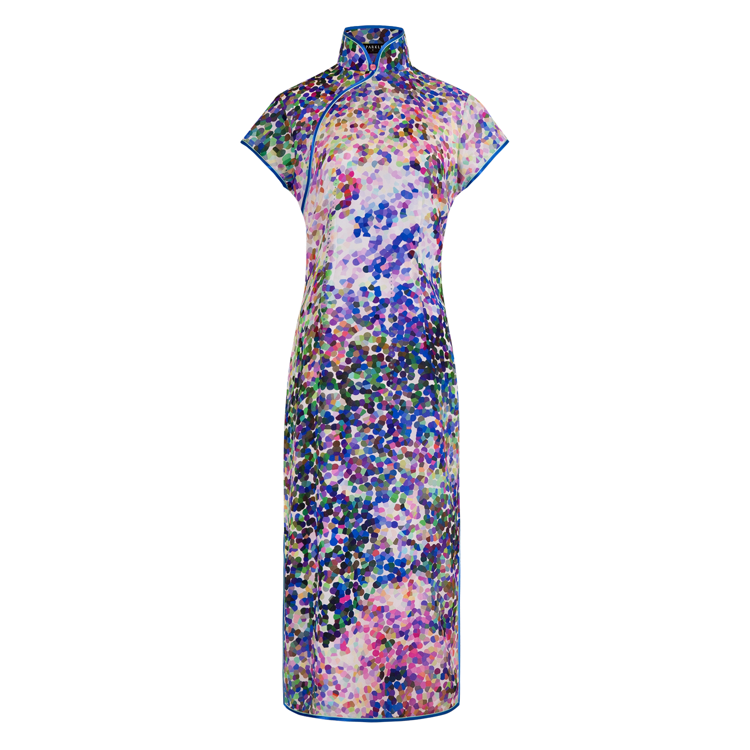 【GARDEN】100% Silk Cheongsam (Cap Sleeve / Regular Fit) – SPARKLE COLLECTION